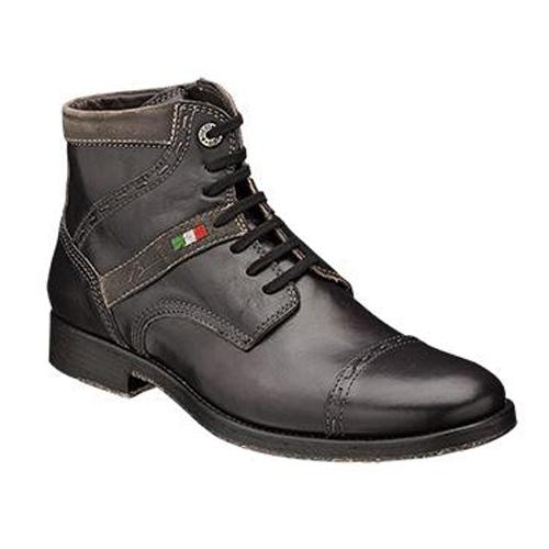 Bacco Bucci "Barone" Black Genuine Italian Calfskin Demi-Boots